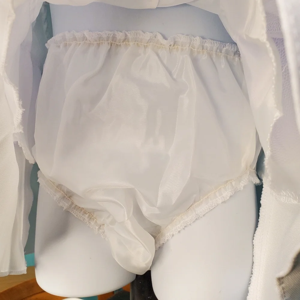 ❤️ New dress  2 pieces short sleeve white silver sequins Baptism various…
